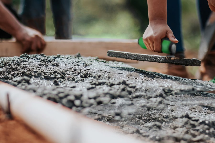 concrete with fly ash